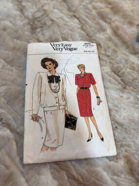 Vogue | Dresses | Very Easy Very Vogue 9485 Sewing Pattern For Misses ...